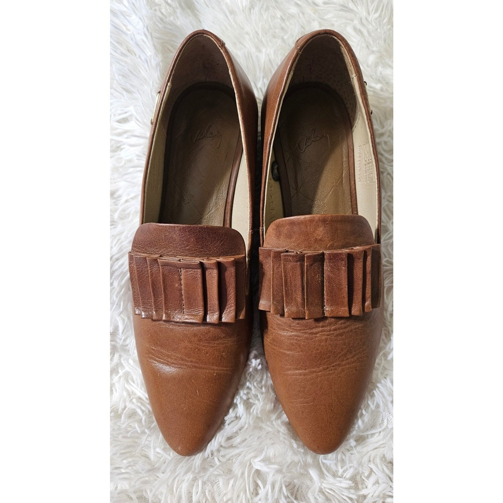 Velez for Leather Lovers Women's Pointed Toe Loafers, Brown, Size 36‎ (US 6)